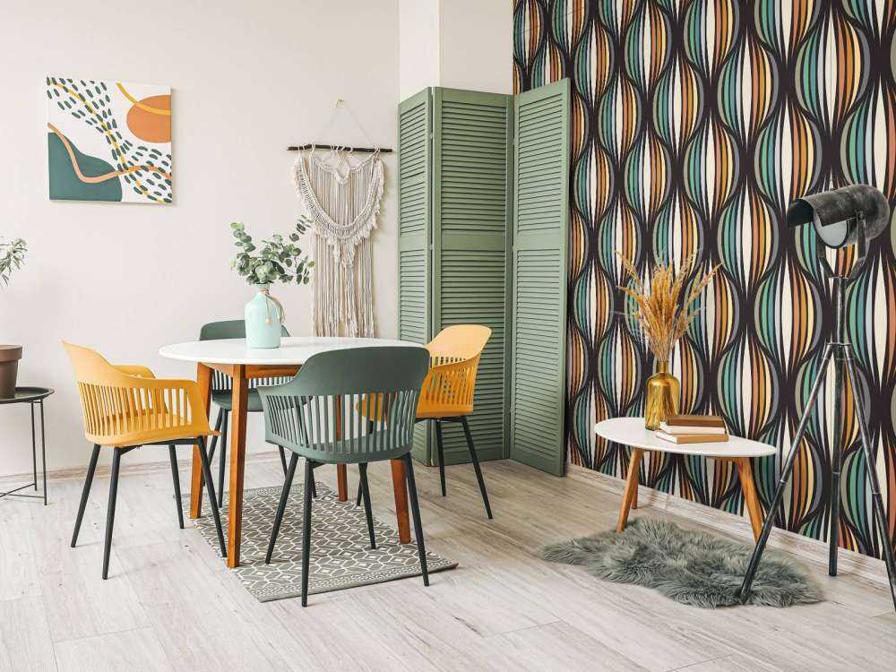 Pattern in retro style