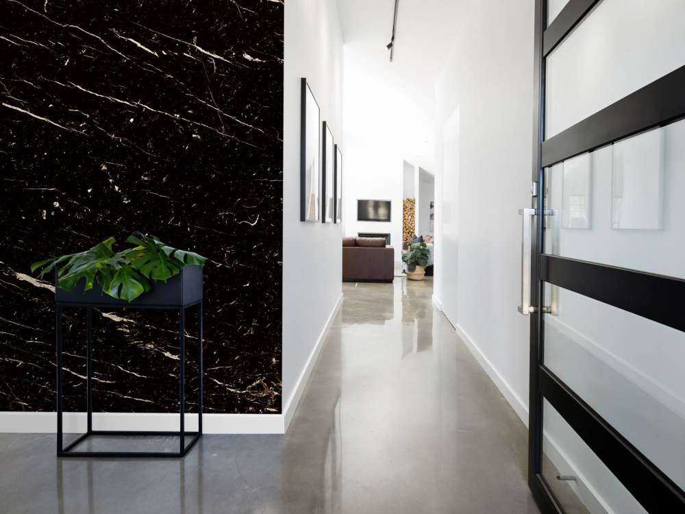 Dark marble with light structure