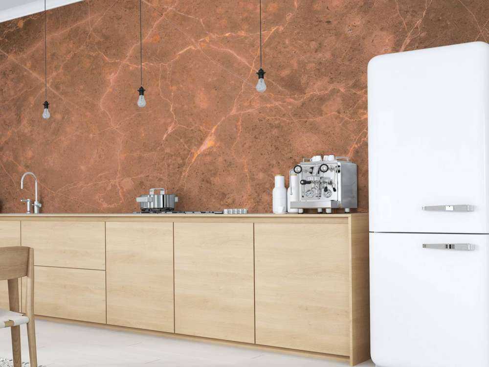 Terracotta structure marble