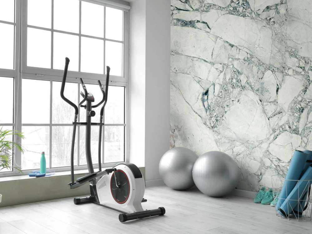 Textured grey marble