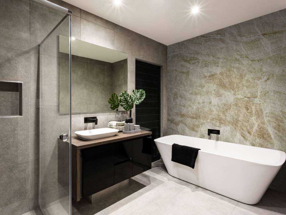 Beige coloured marble