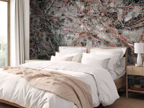 Grey marble with fine structure