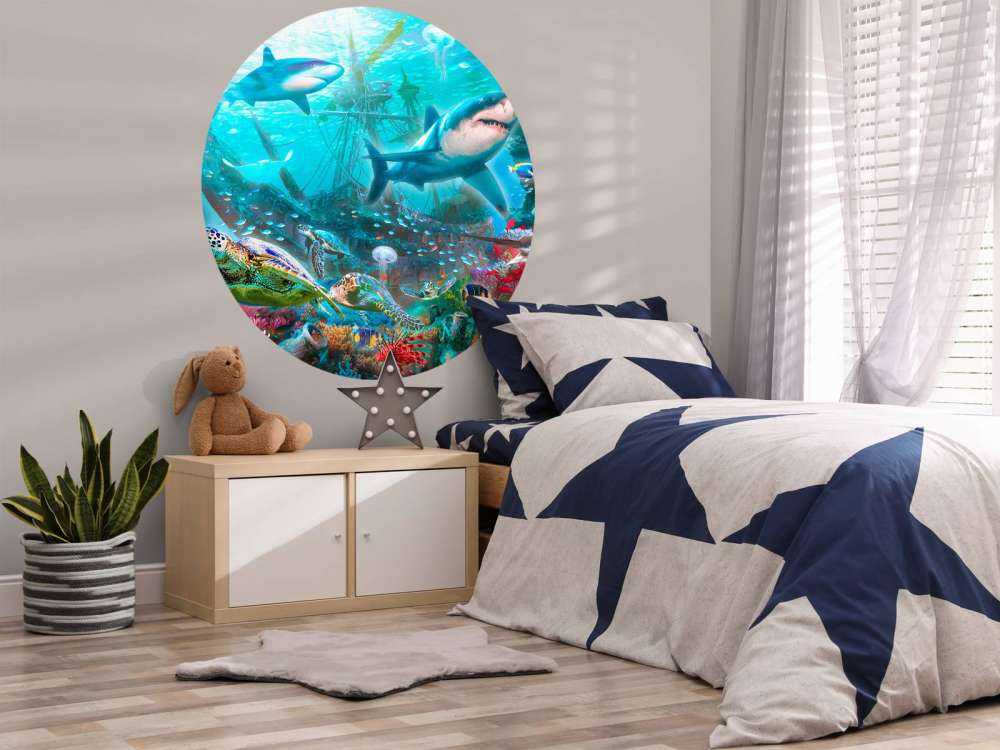 Sharks And Pirate Wreck