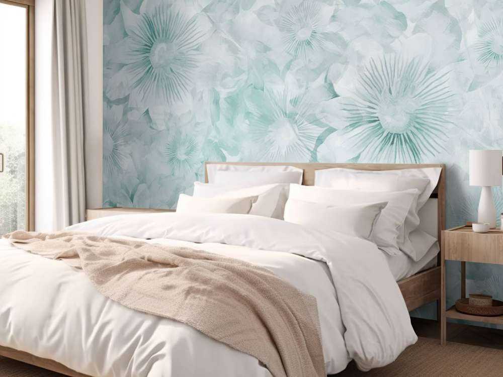 Botanical Watercolor Elegance Icy Mint