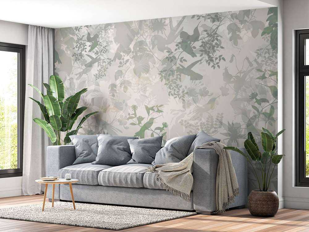 Garden Symphony in Dark Green