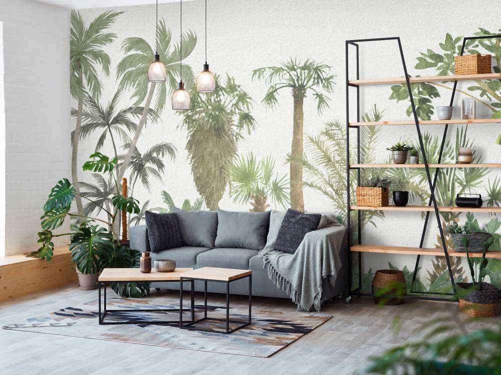 Tropical trees and plants