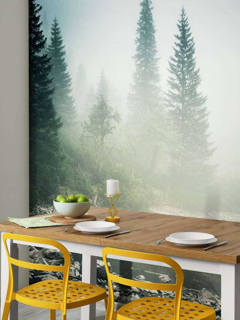 A beautiful mountain lake