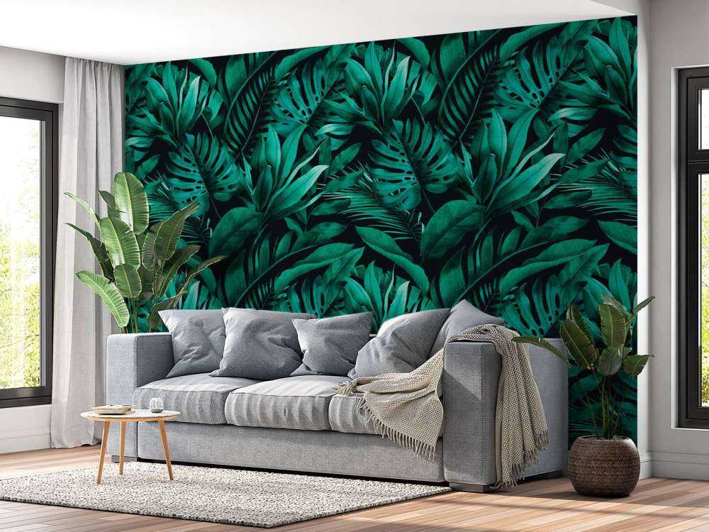 Various green leaves