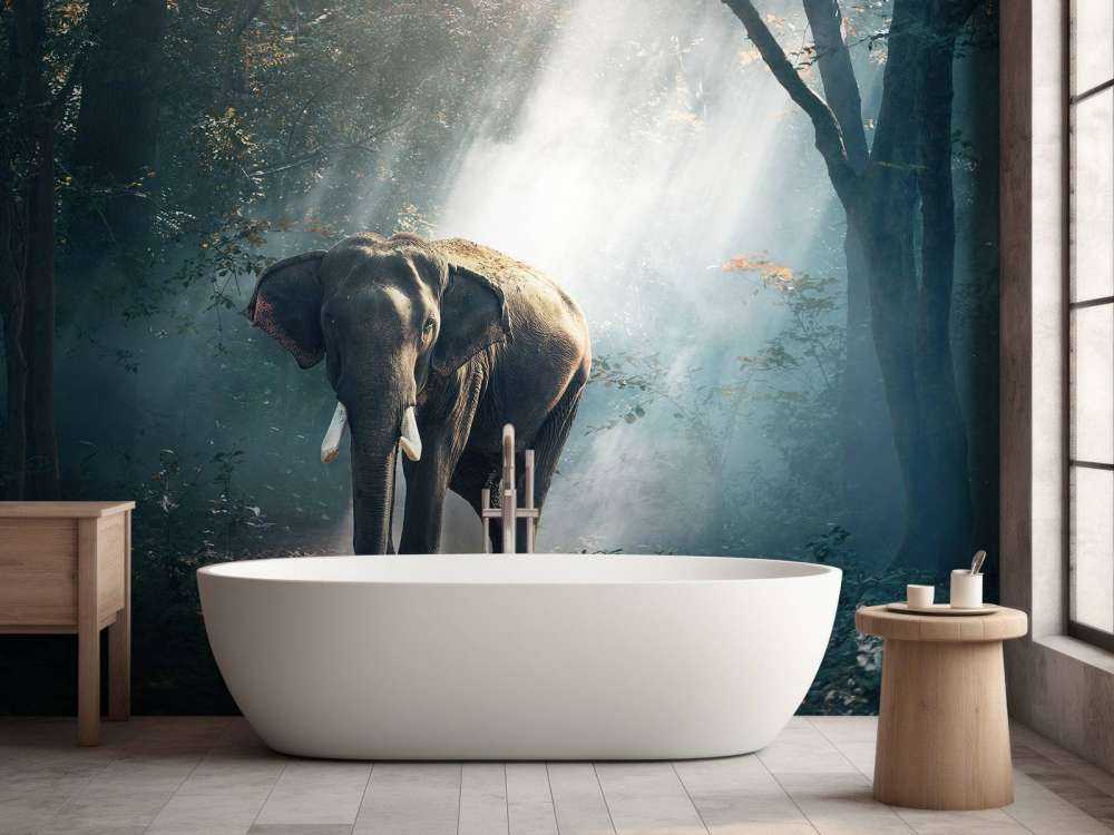 Elephant in a jungle
