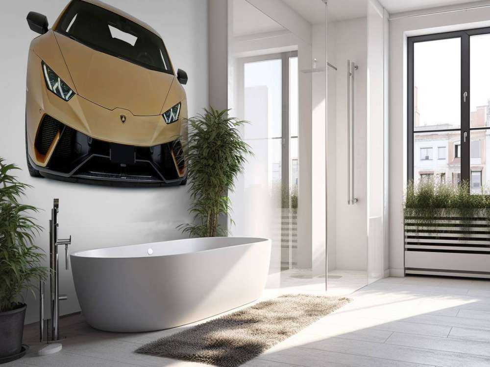 Lamborghini Huracán - Front, white