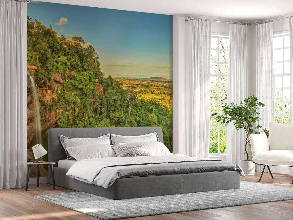 Waterfall at a cliff