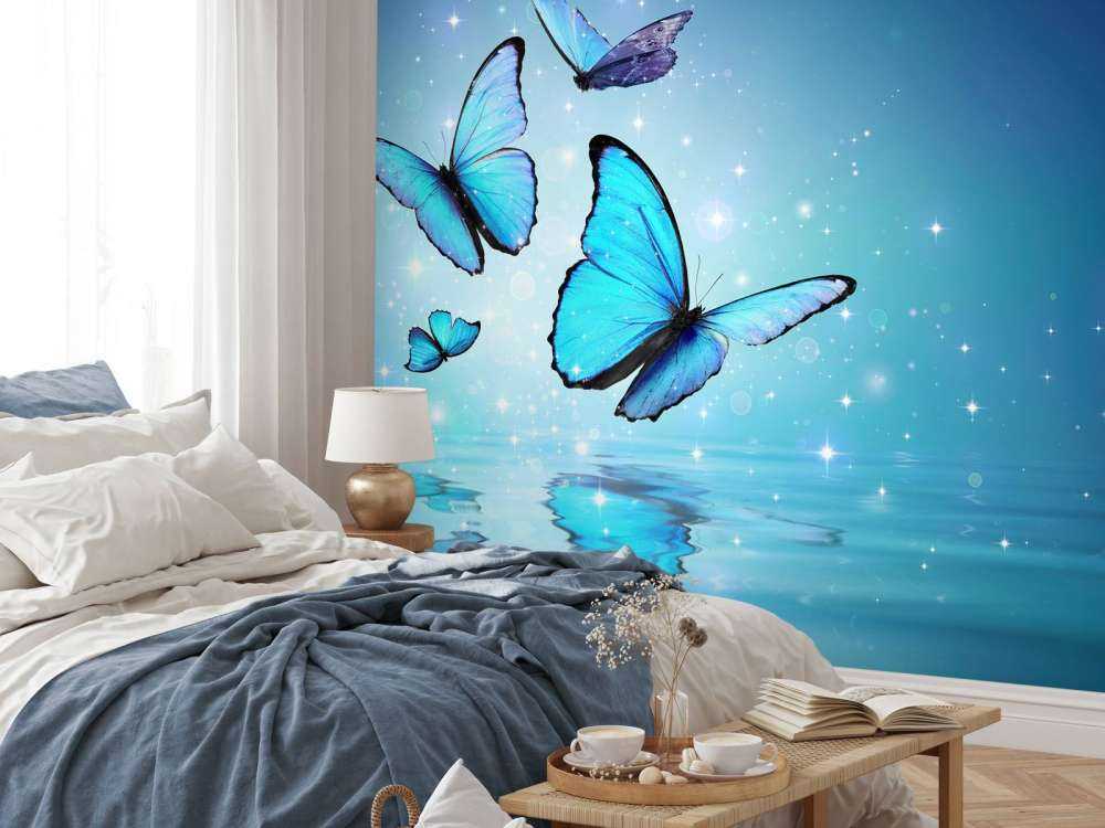 Fairy butterflies on water