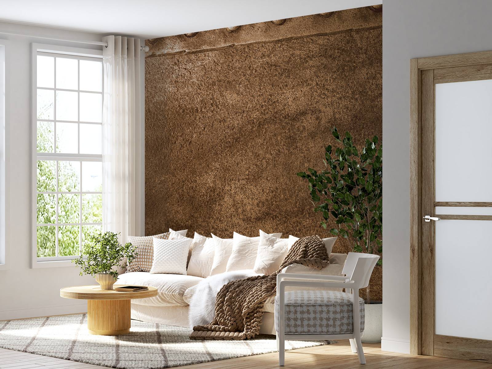 Brown abstract background