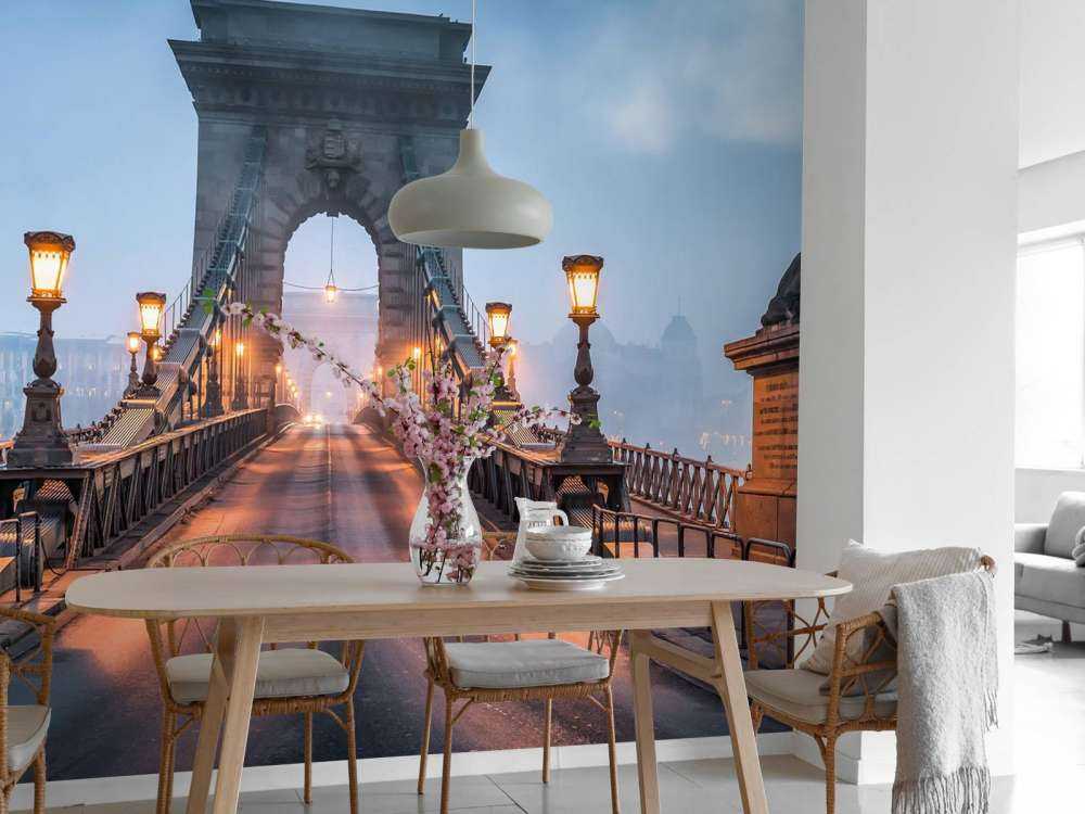 Chain bridge in Budapest
