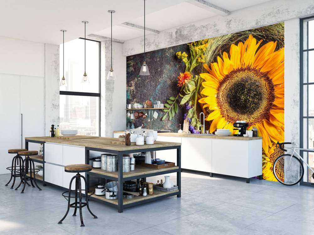 Floral autumn statue