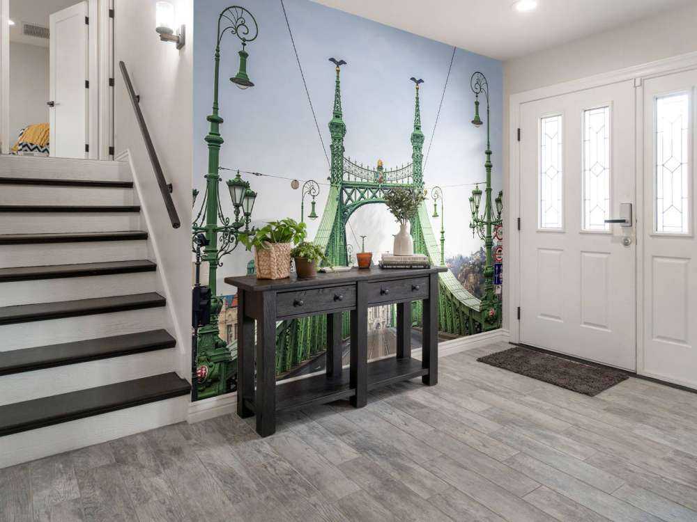 Tram line in Budapest