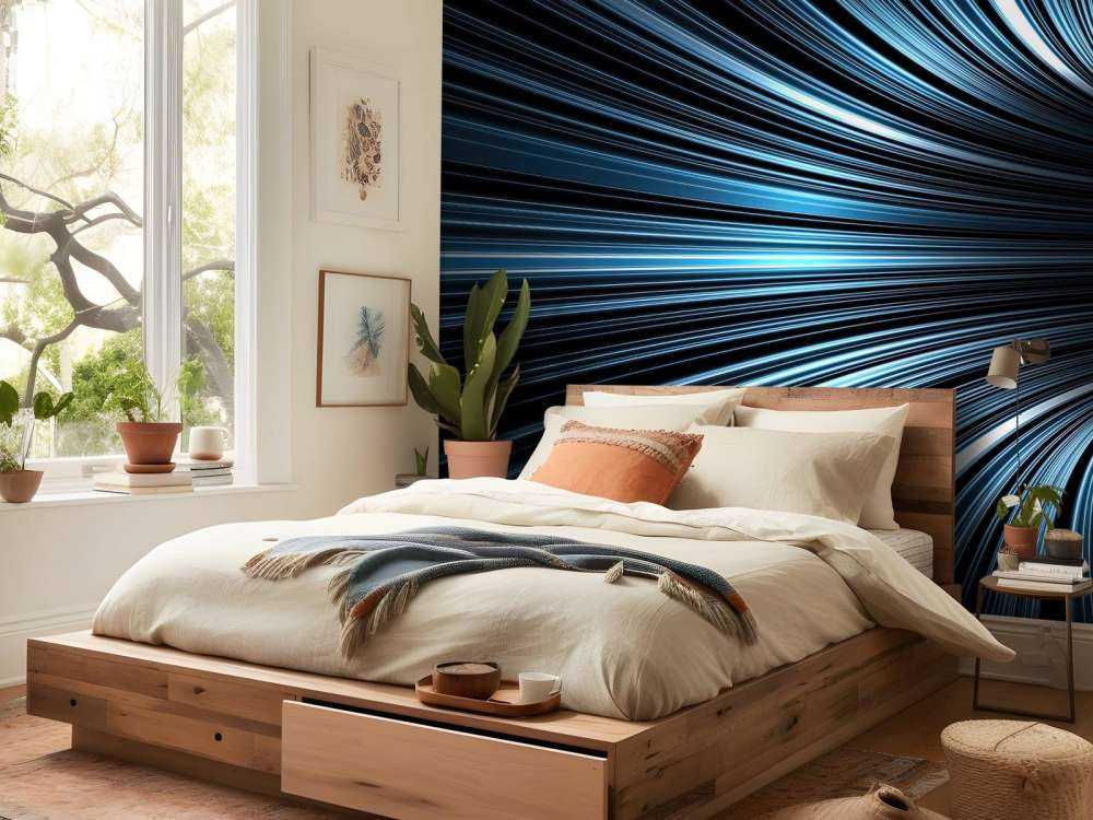 Futuristic 3D tunnel