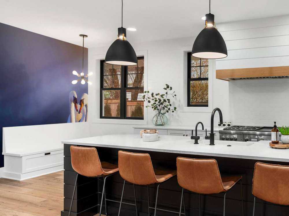 Love couple white swans