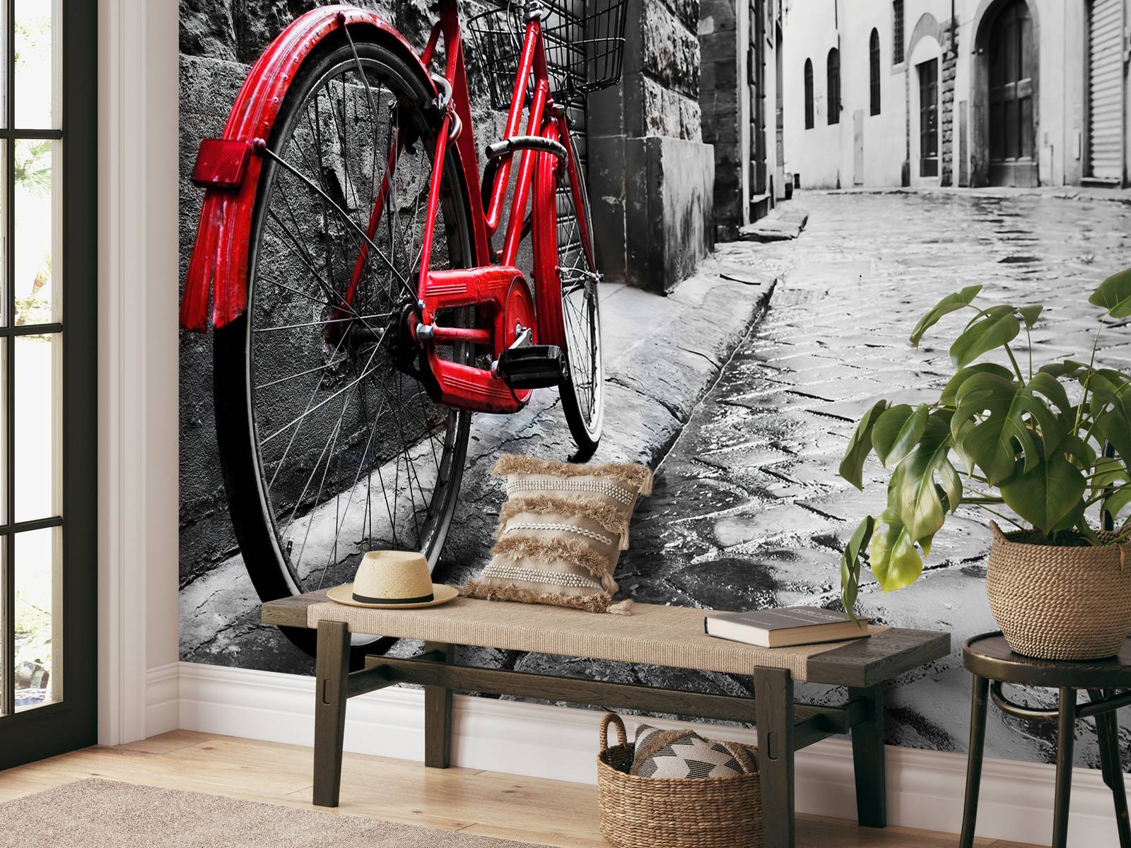 Red bike