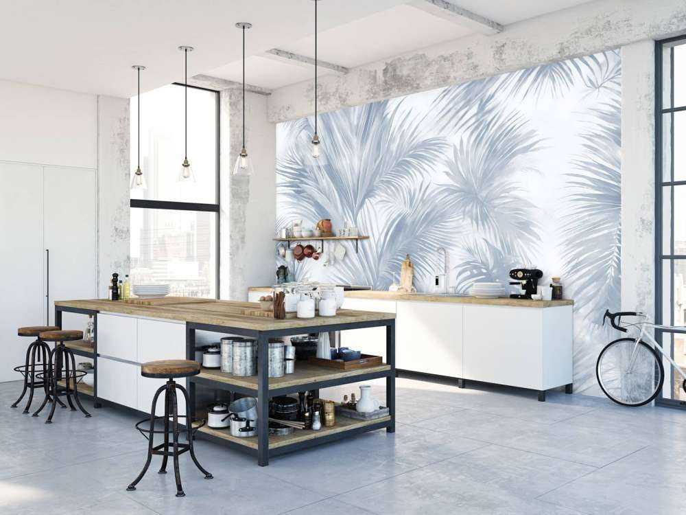 Palm Extravaganza Blue