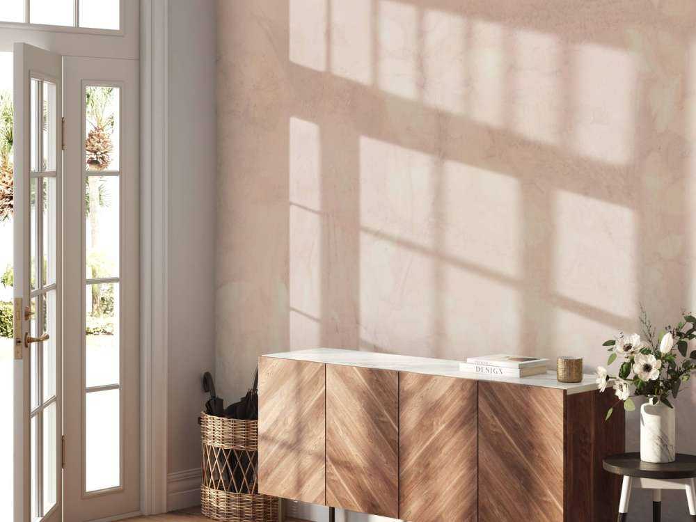 Wild blackberry and plantain - dream world in violet