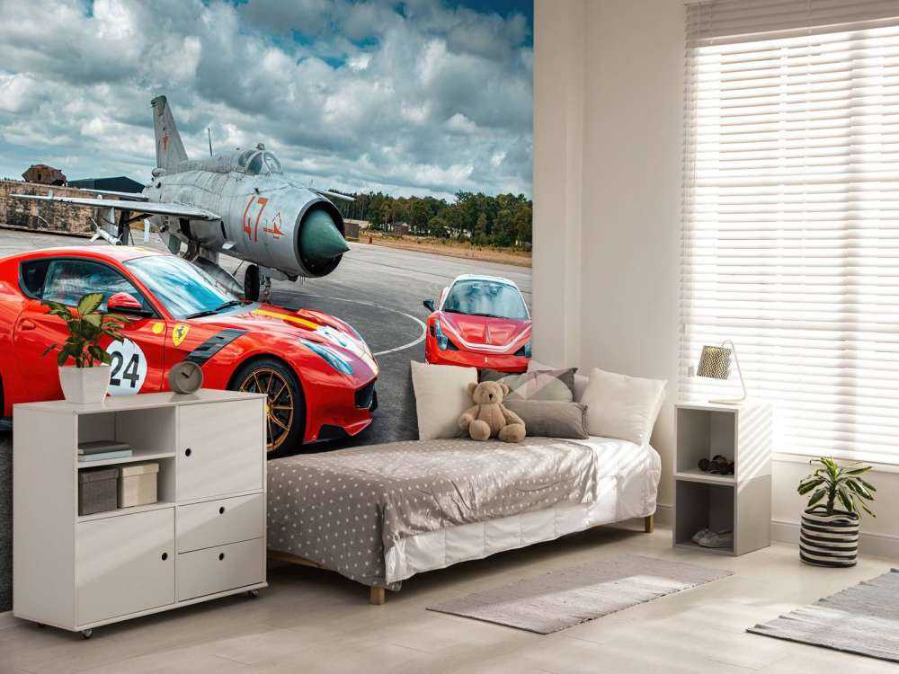 Exclusive Ferraris and Mig-21