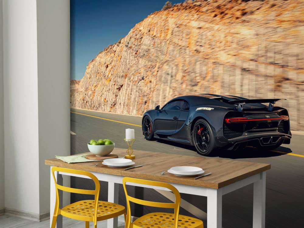 Bugatti Chiron Pur Sport in action