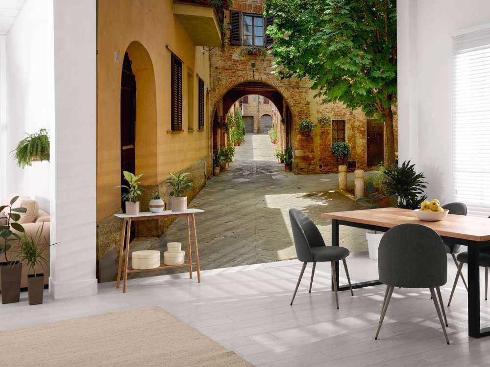 Nice little street with arch