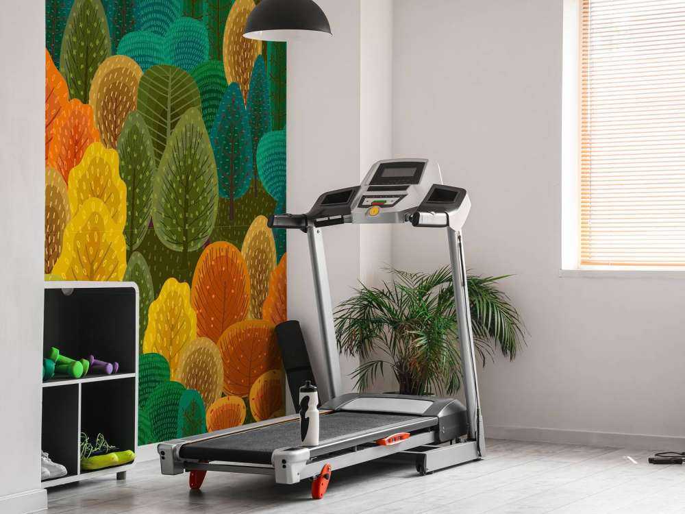 Kleurrijk bos patroon