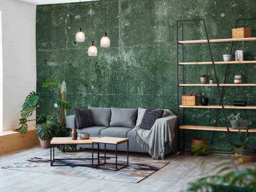 Green concrete look