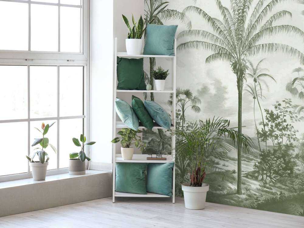 Romantic Tropics Green