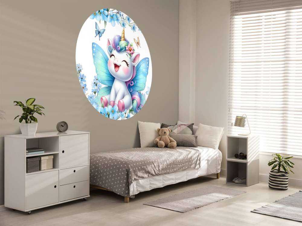 Happy Fairies Unicorn and Flowers