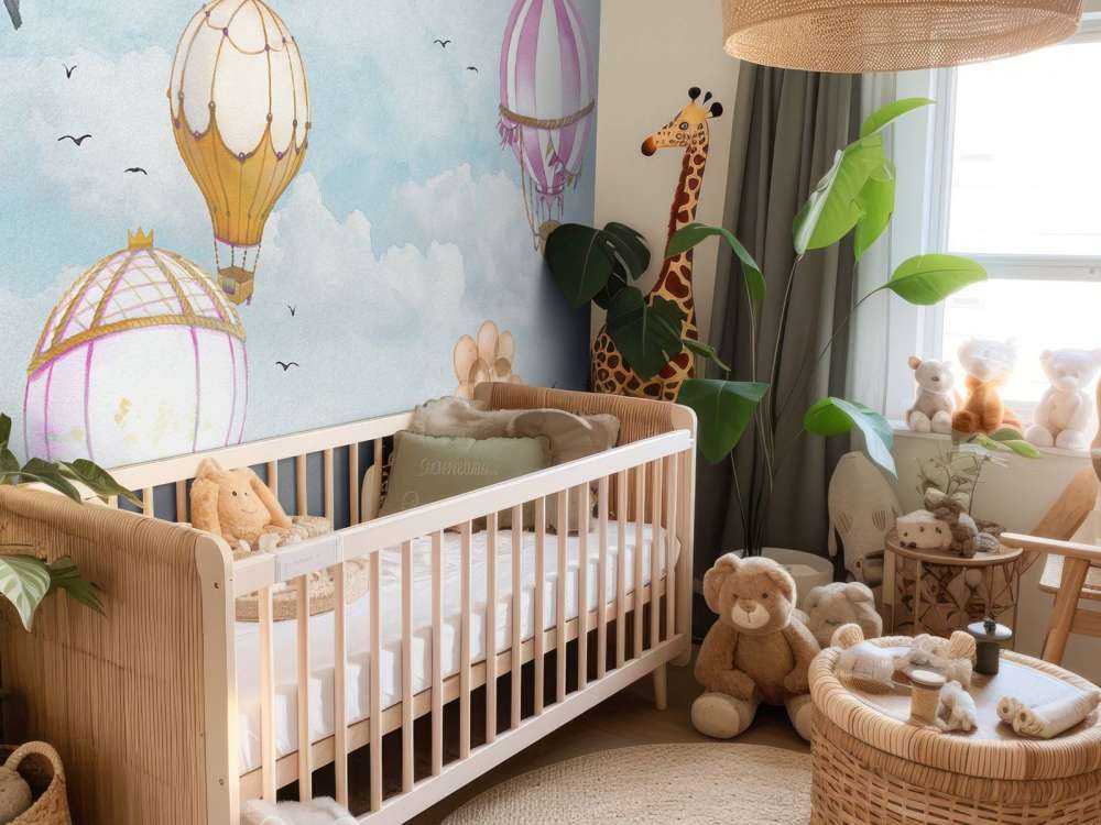 Hot air balloons pink