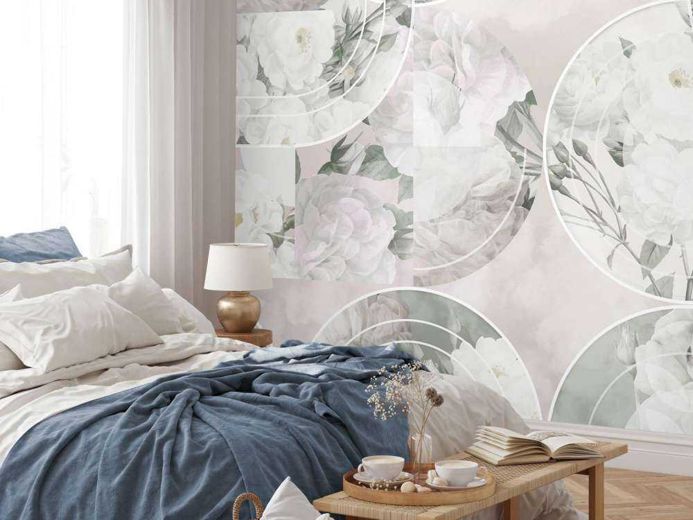 Timeless Floral Elegance - Soft White