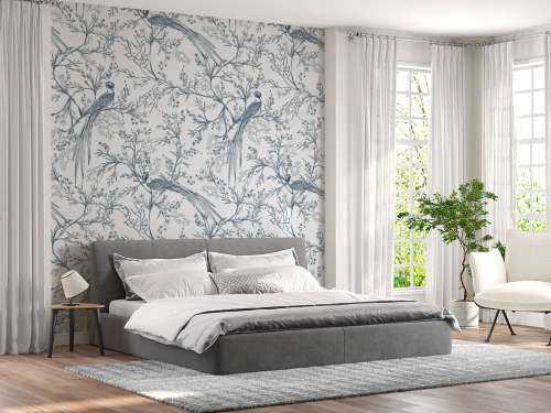 Signed bird pattern