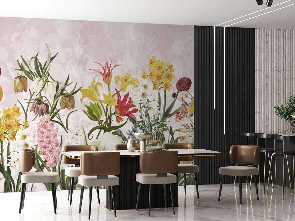 Spring Flowers - Blush Petal Pink