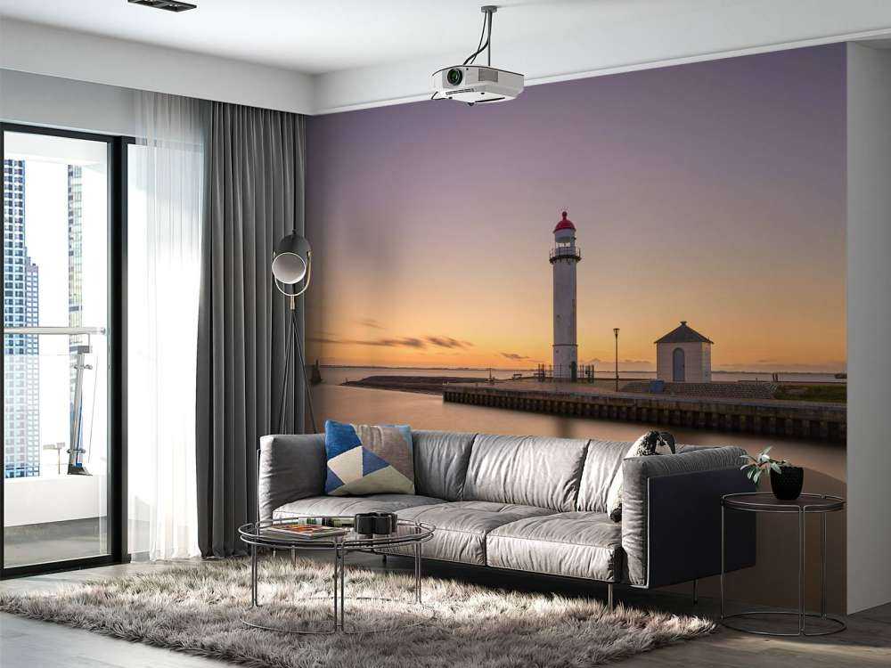 Lighthouse at sunset