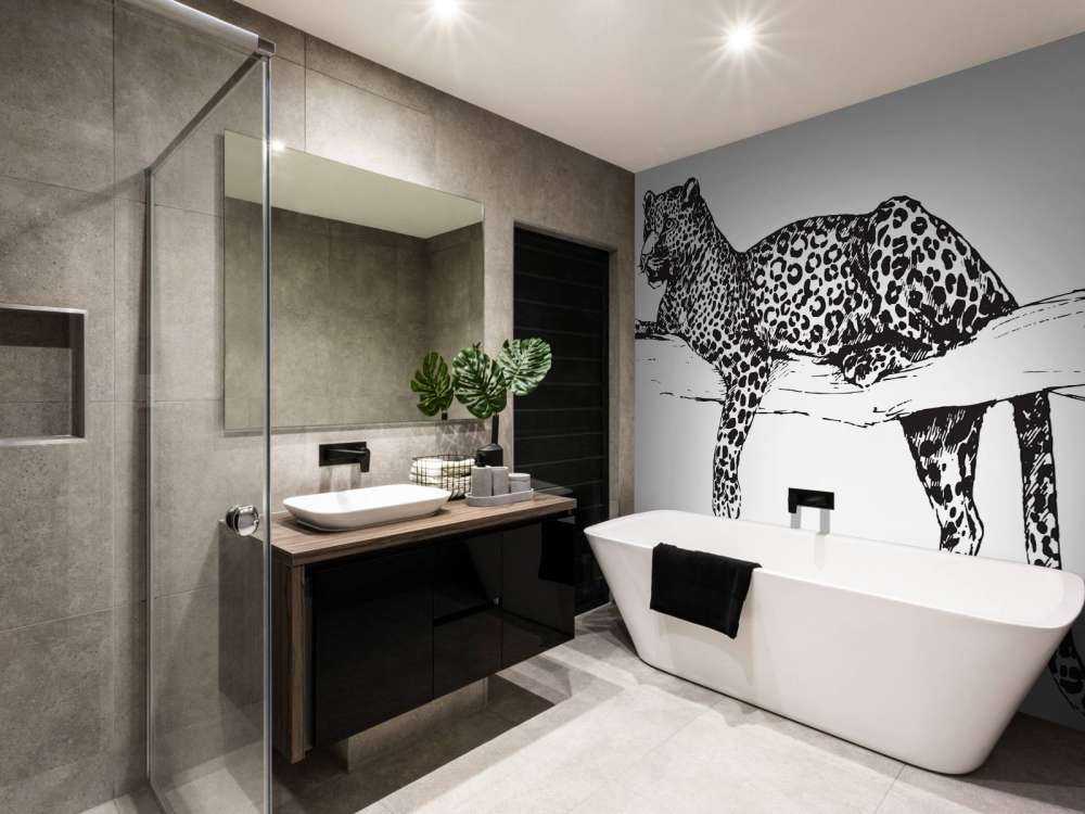 Drawn leopard