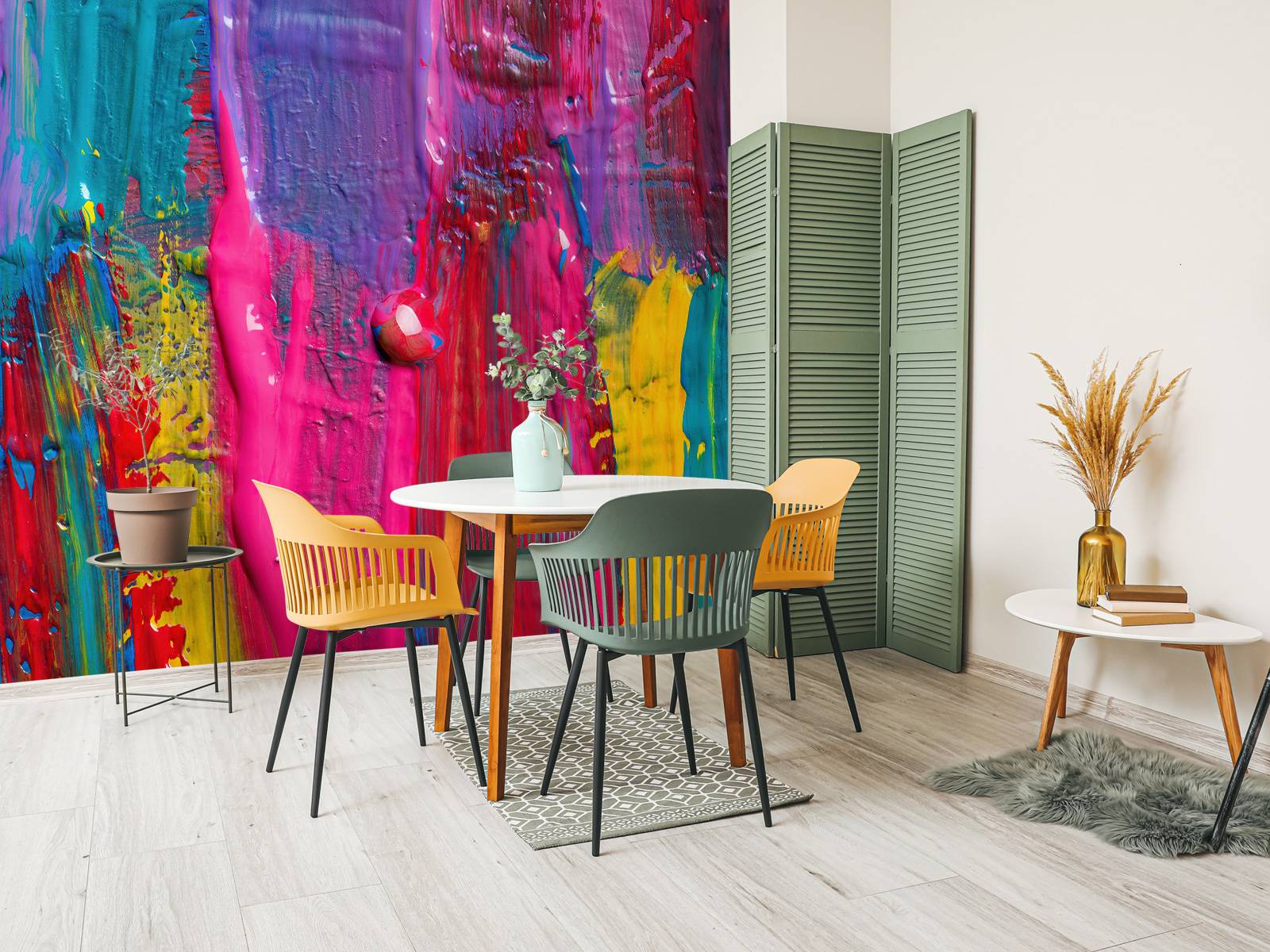 Coloured paint