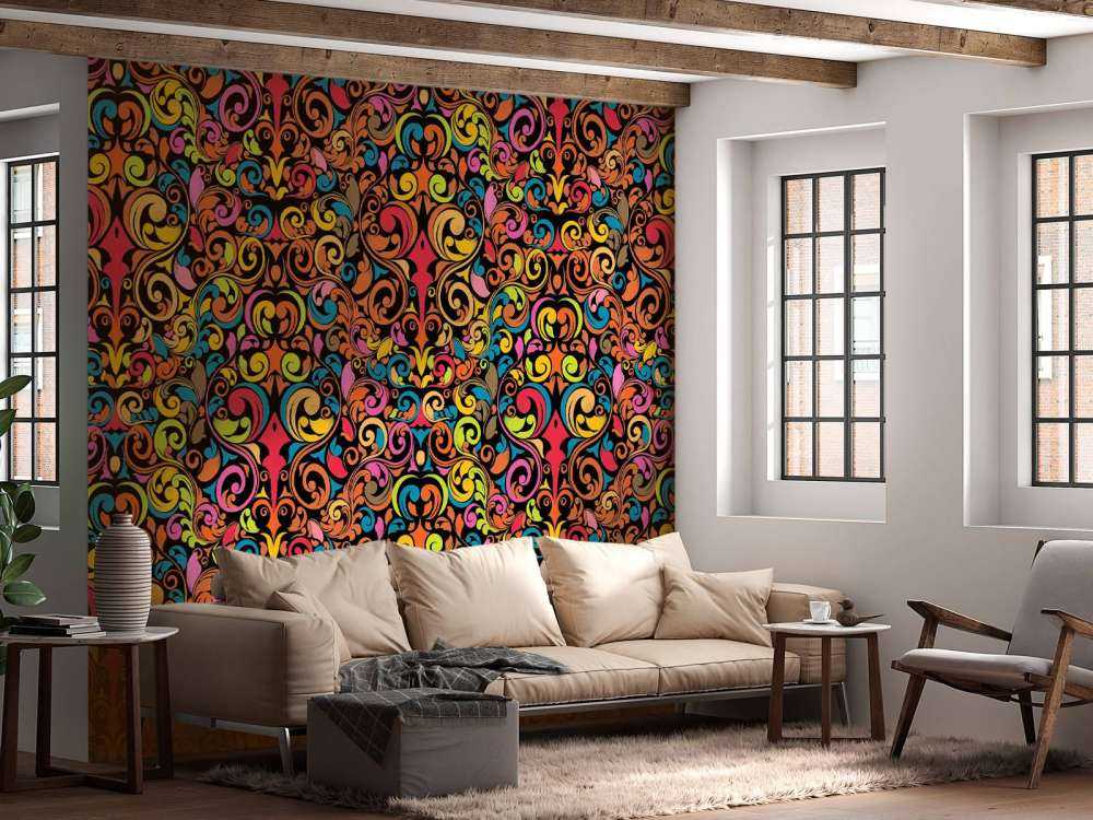 Abstract coloured figures