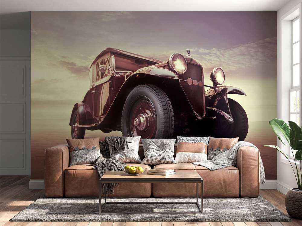 Oldtimer in perspective