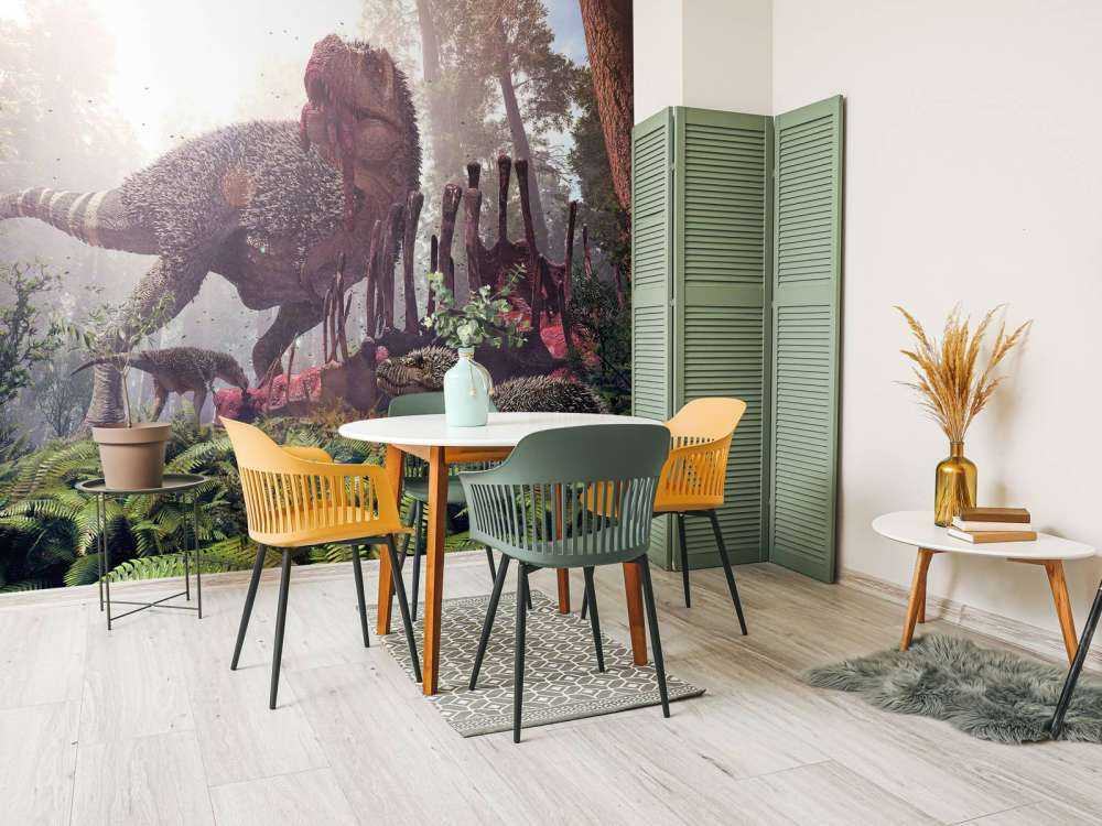 Tyrannosaurus Rex and its cubs