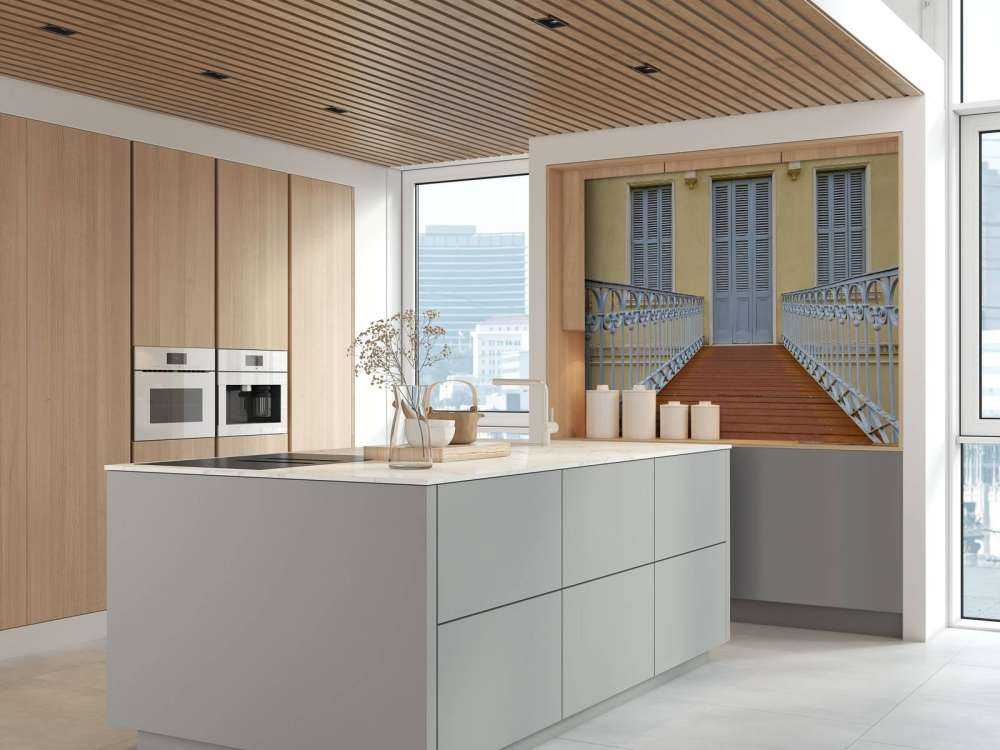 Bridge to old building