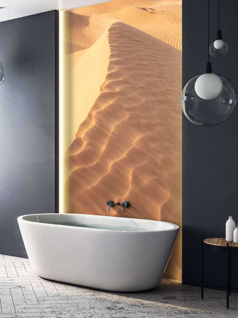 Sand dunes from above