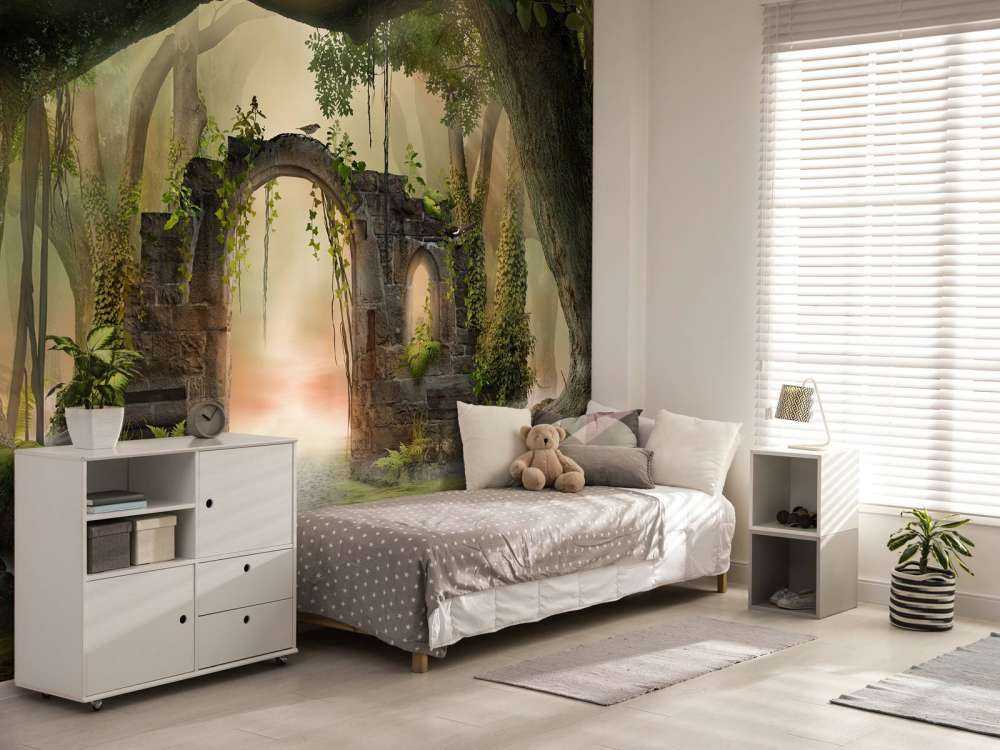 Abandoned fairytale forest