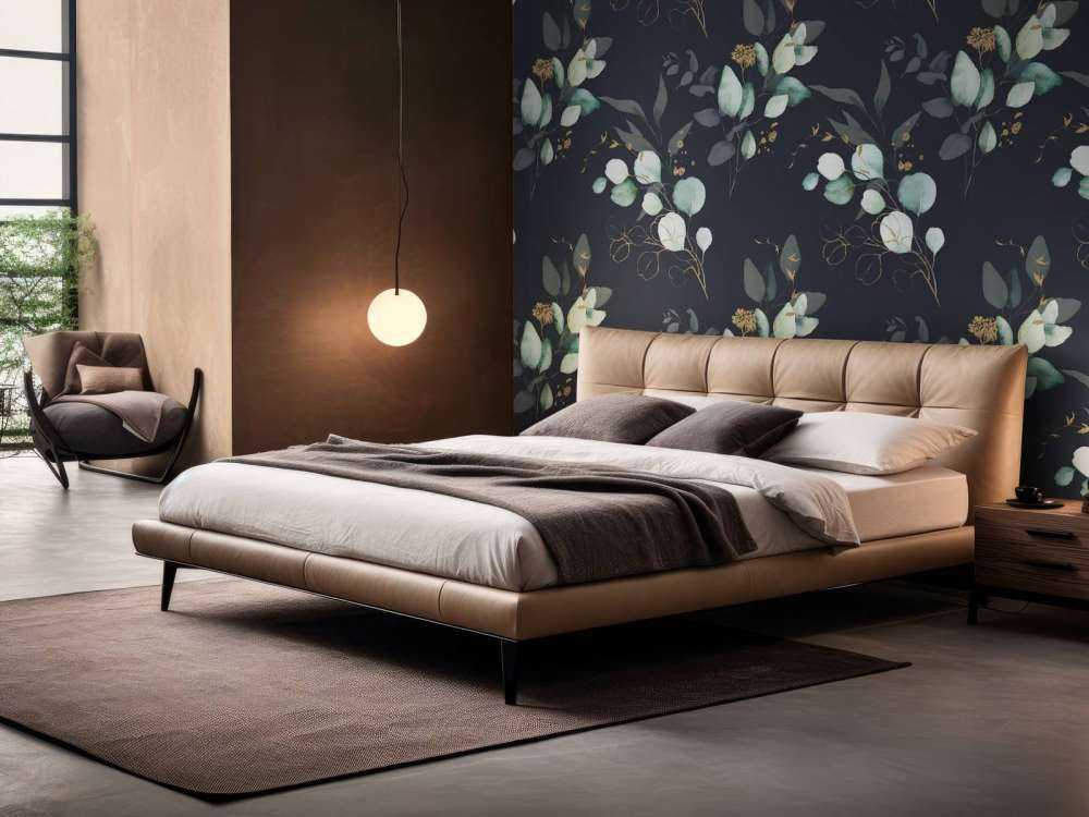 Dark blue leaves with gold