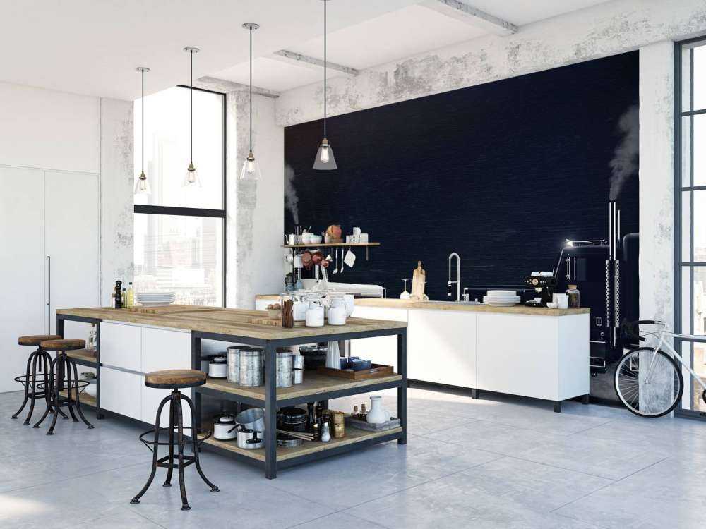 Black and white truck