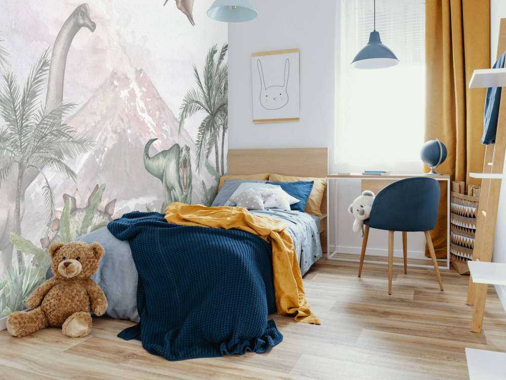 Dino's near a volcano