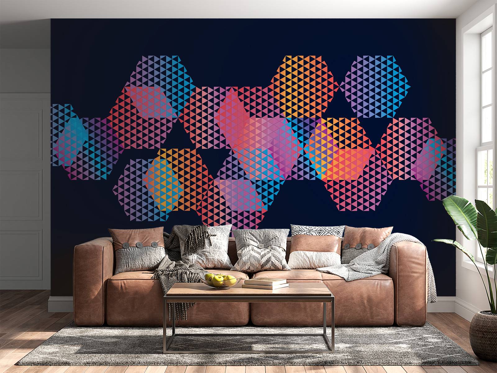 Colourful hexagons