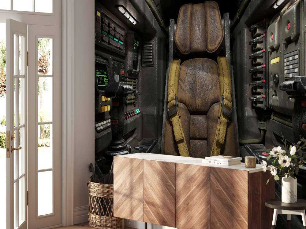 Spaceship cockpit